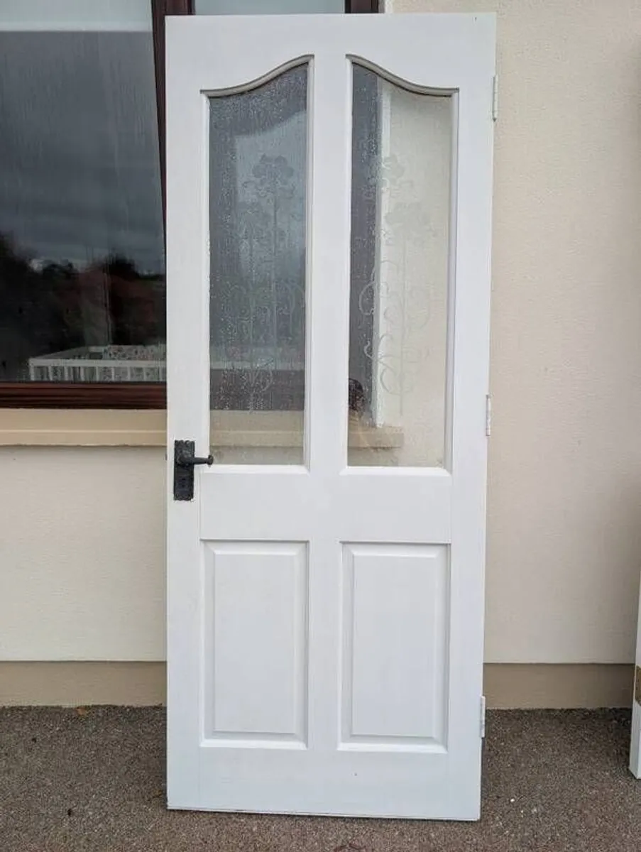 6 x Solid Wood White Doors - Image 4