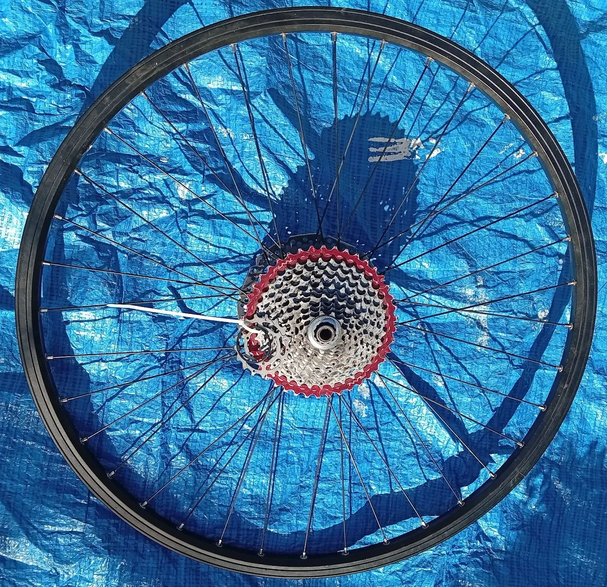 700c Rear Wheel Decathlon Touring Hybrid - Image 1