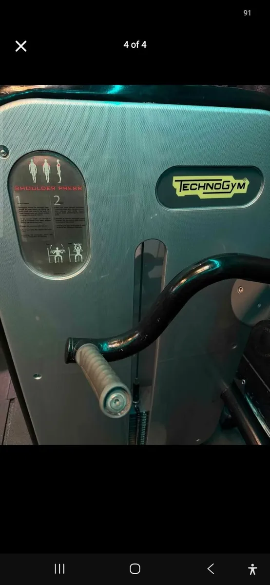 Technogym Commercial Shoulder Press Machine - Image 3