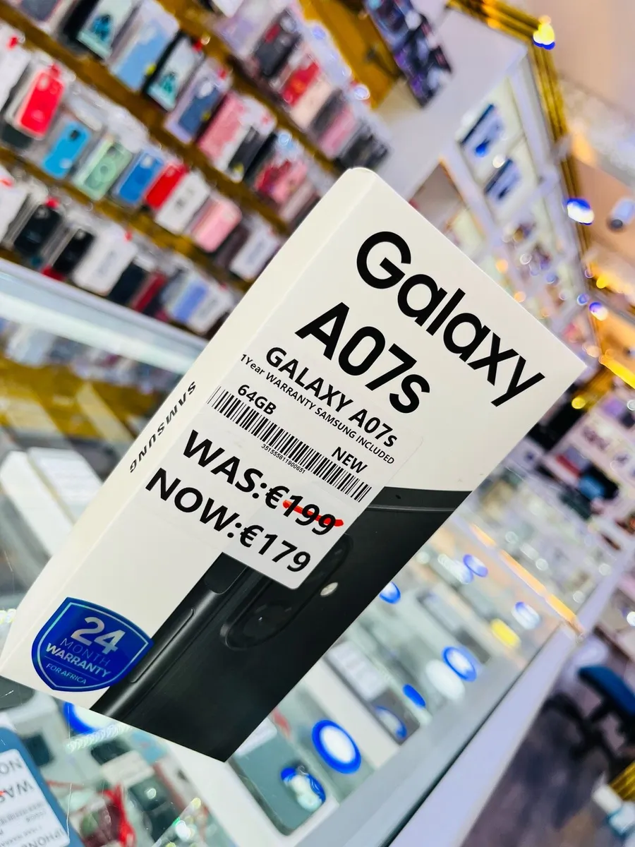 🔥Galaxy A07s 64GB Brand New 1Year WTY 😍 - Image 1