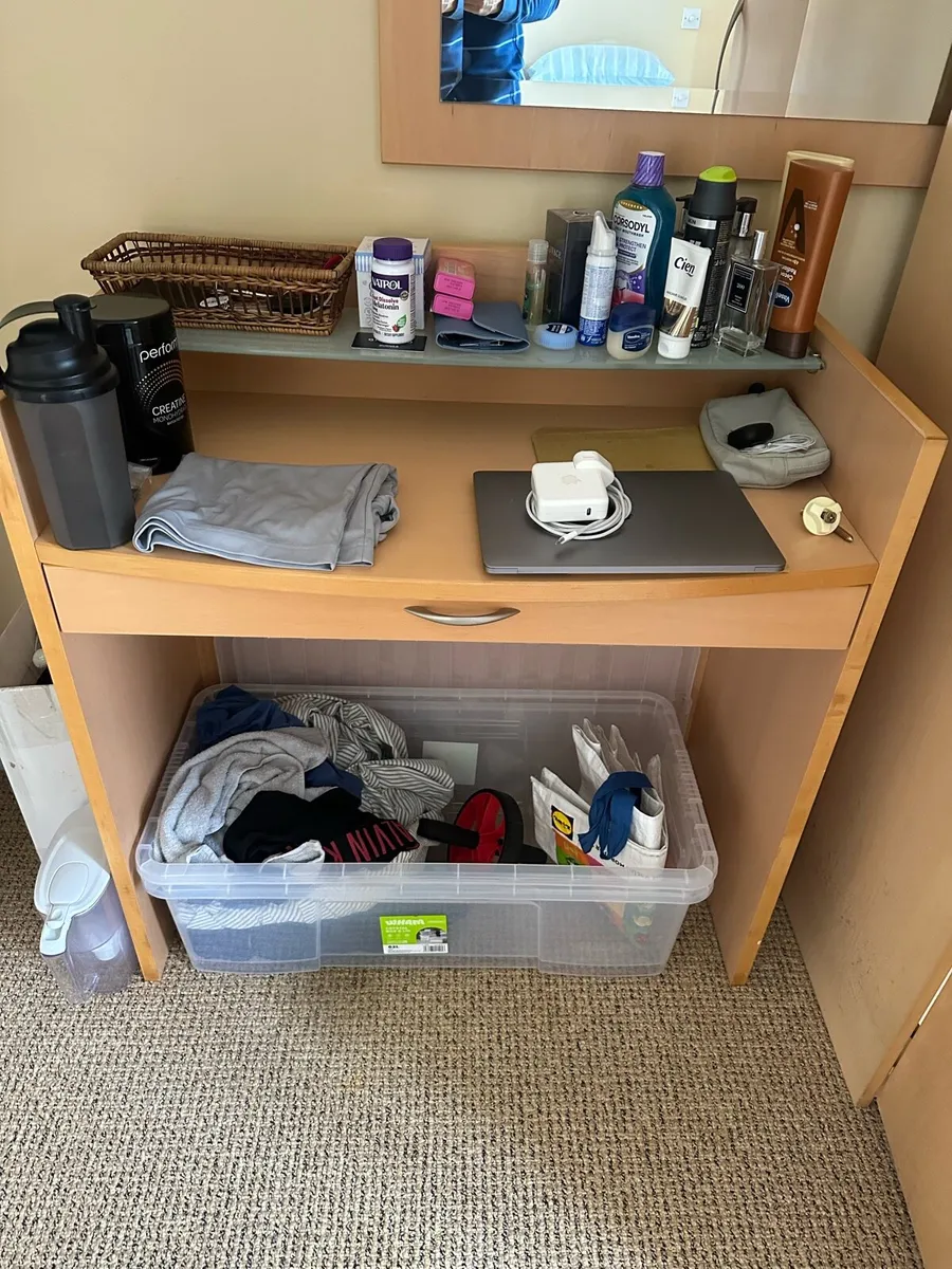 Dining table, desk, and chairs - Image 2