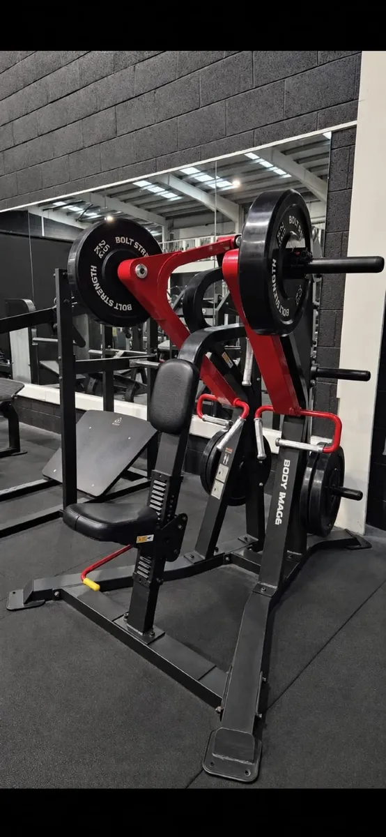 Body Image Commercial Plate Loaded Low Row Machine