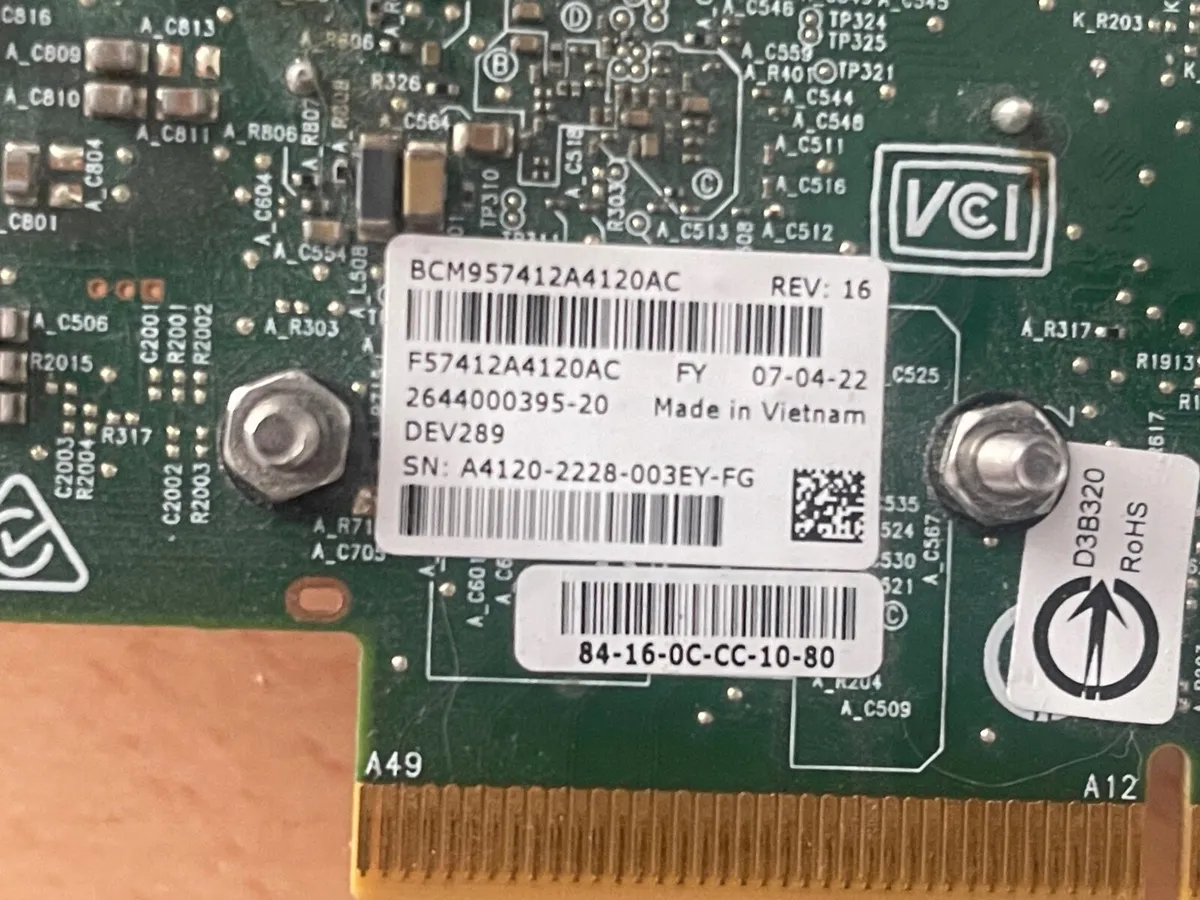 Broadcom P210p 10Gb dual port SFP+ NIC - Image 3