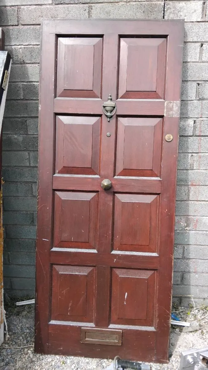 Teak door - Image 1