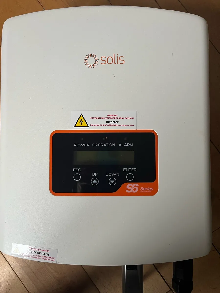 Solis Solar inverter with dongle