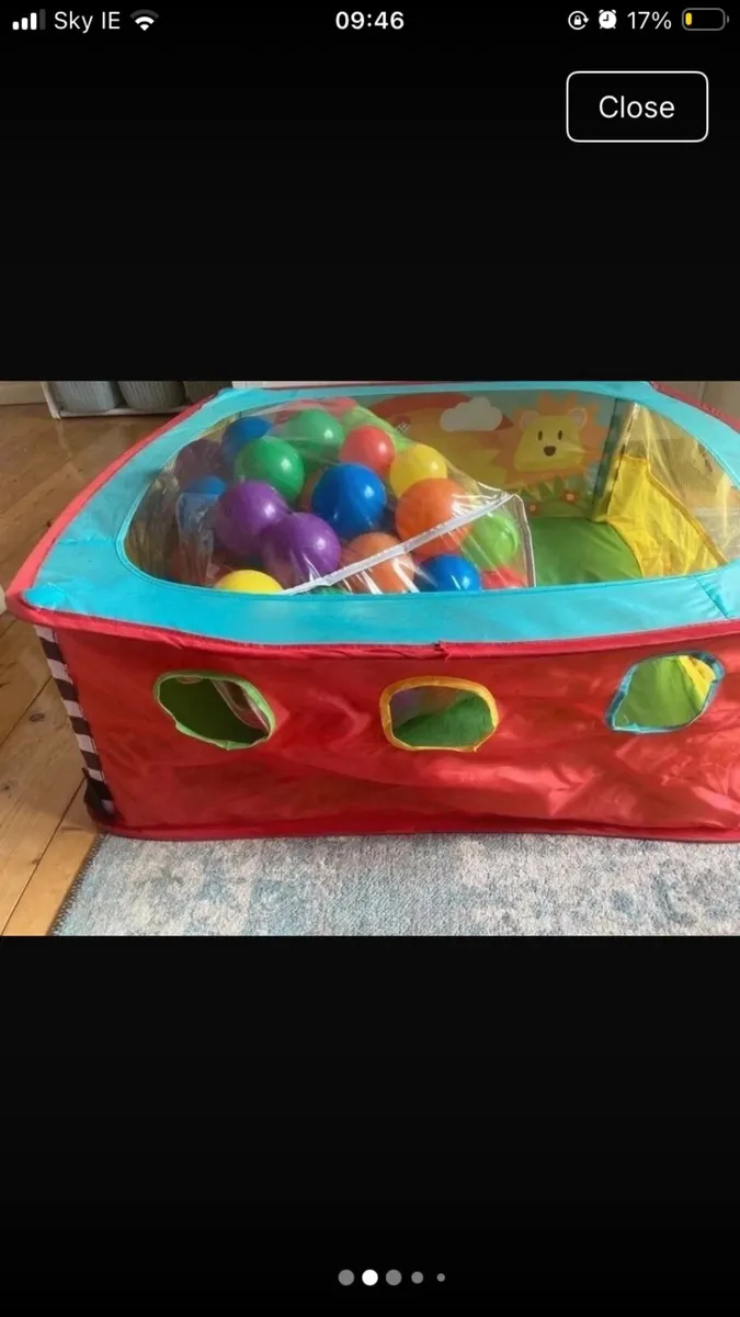 Pop up bal Pitt with approx 80 balls. - Image 1