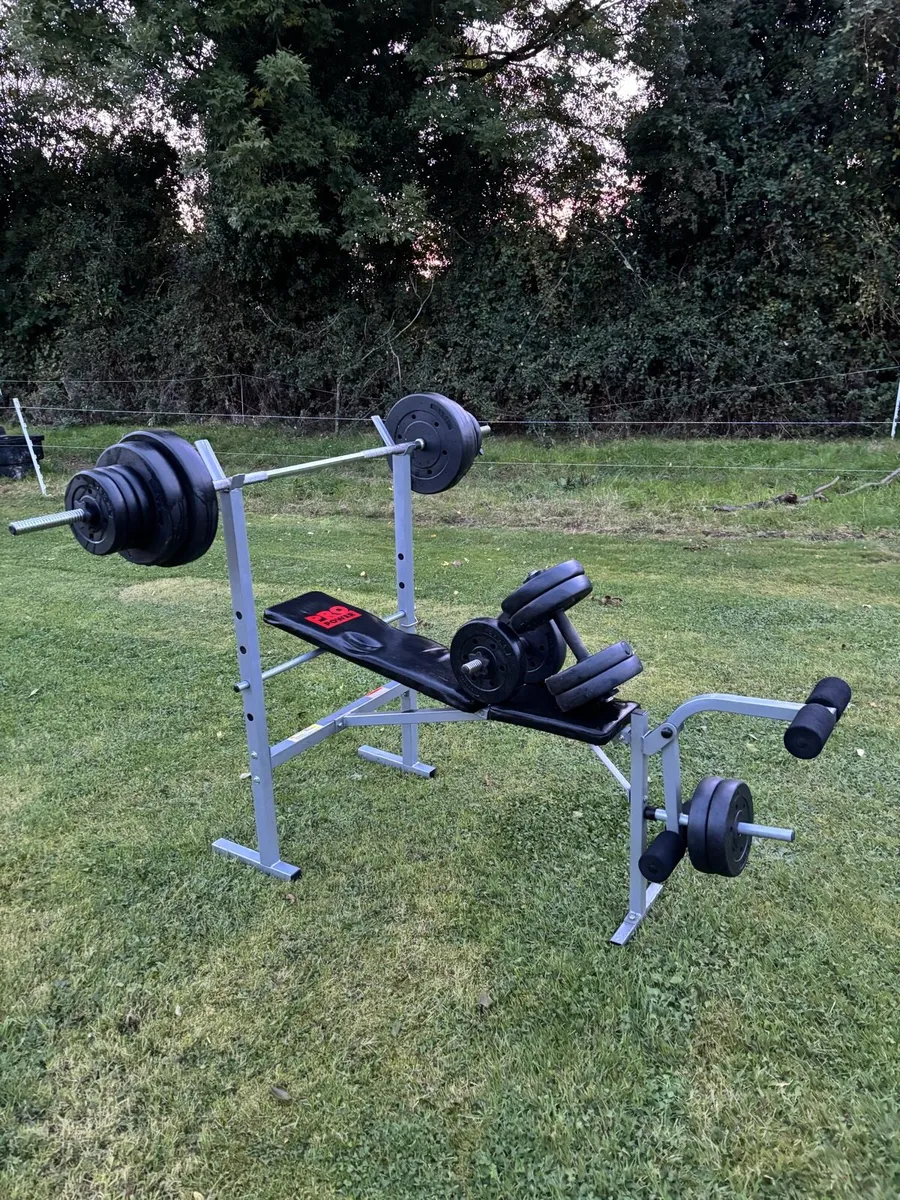 Bench set and weights - Image 1