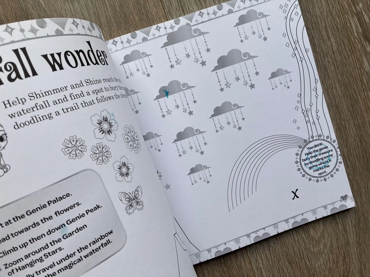 Shimmer & Shine Deluxe Colouring Book (99% Unuse - Image 3