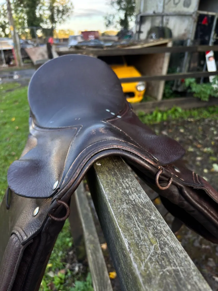 15” brown saddle - Image 3