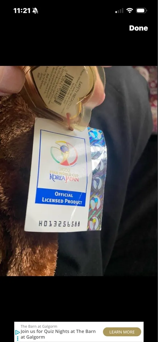 Rare & Retired Beanie Baby- Champion - Image 4