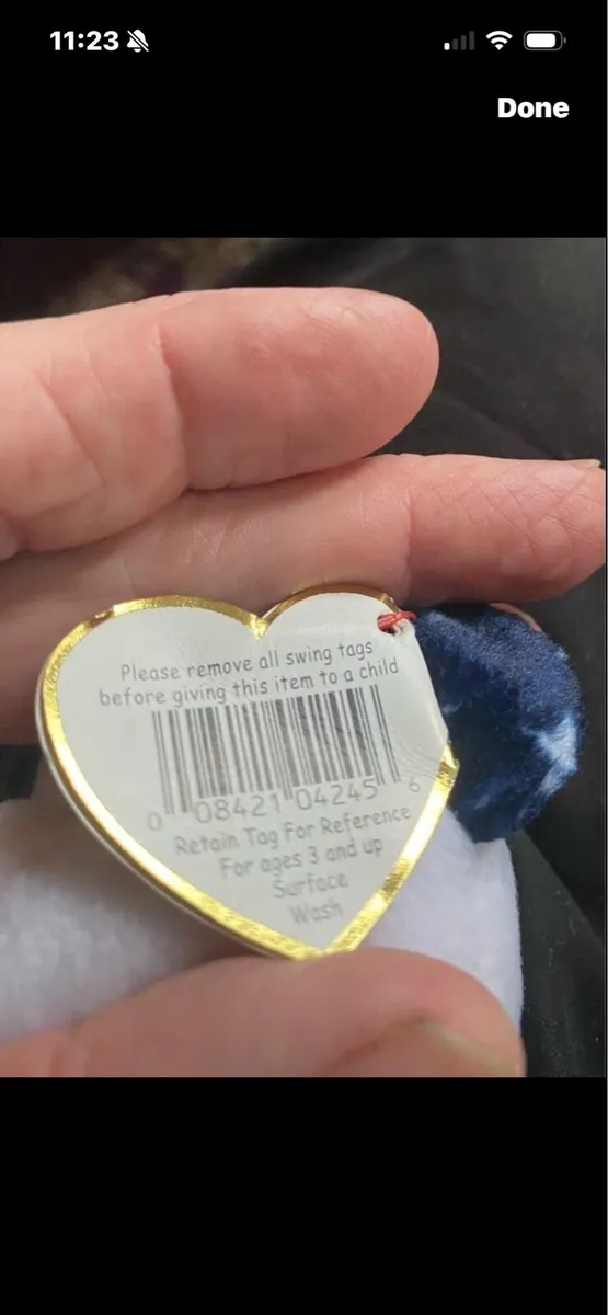 Rare & Retired Beanie Baby- Spangle - Image 4