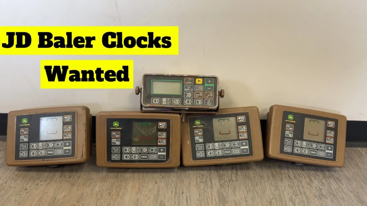JD Baler Clocks Wanted