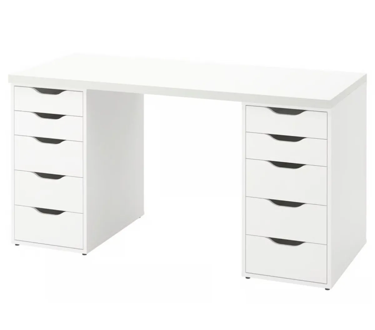 LAGKAPTEN / ALEX Desk, white, 140x60 cm - Image 2