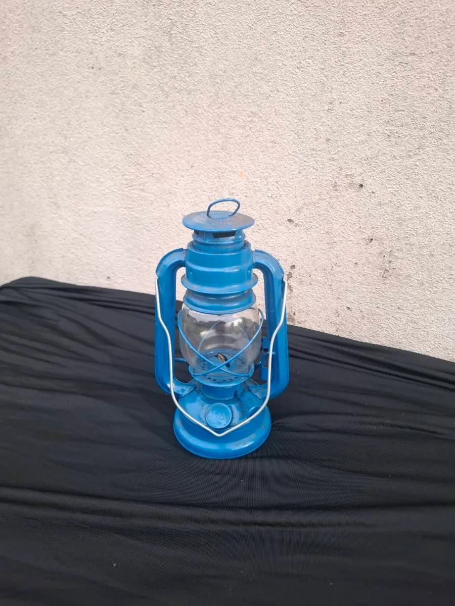 Blue oil lamp - Image 1