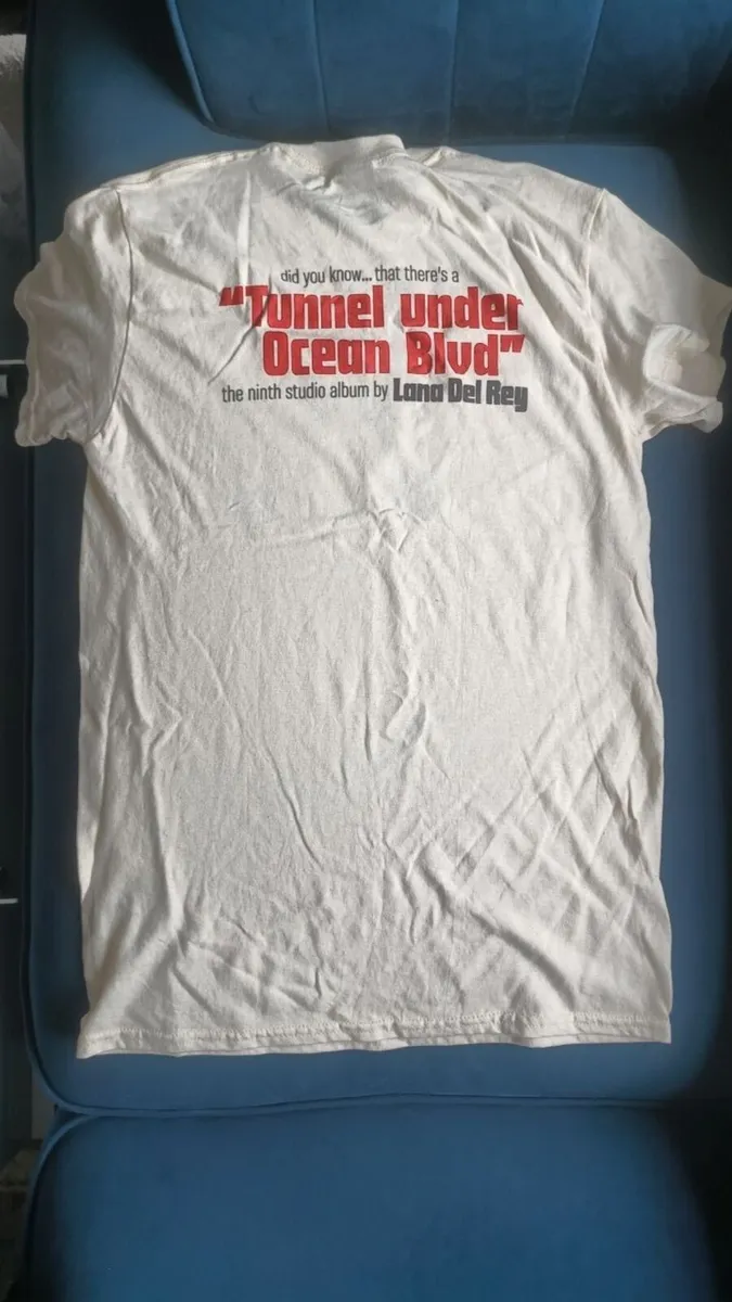Lana Del Rey Tunnel Under Ocean Blvd 2023 T Shirt - Image 2