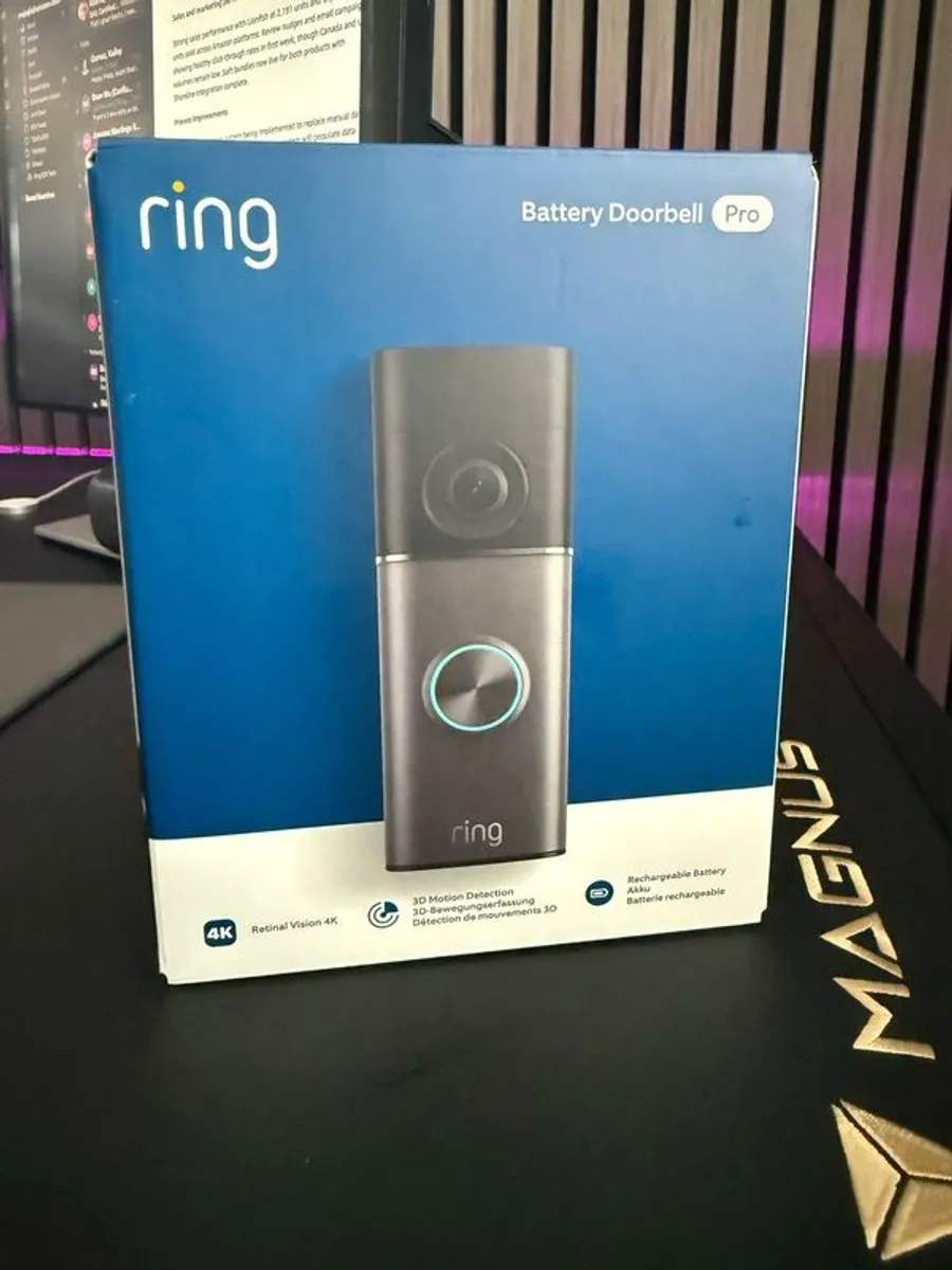Ring Video Doorbell Pro 2nd gen ( 4k, newest generation ) Battery - Image 1