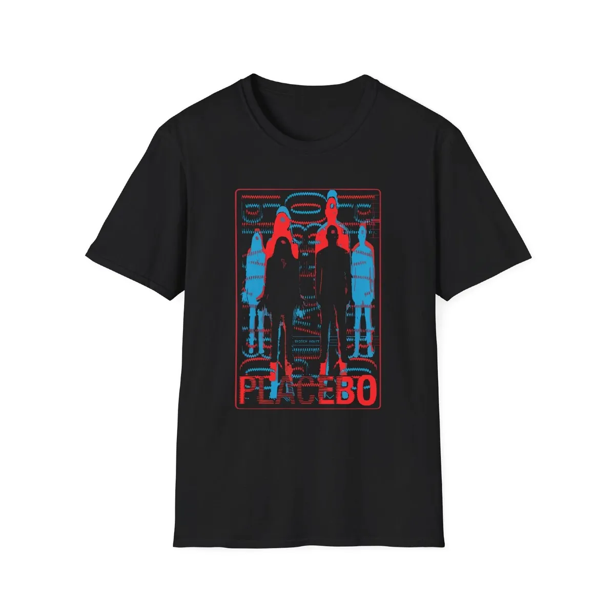 Placebo Silhouettes Unisex Softstyle T-Shirt - Image 1