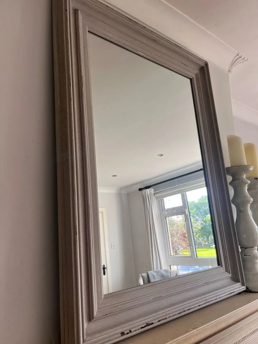 Large Shabby Chic Mirror - Image 4