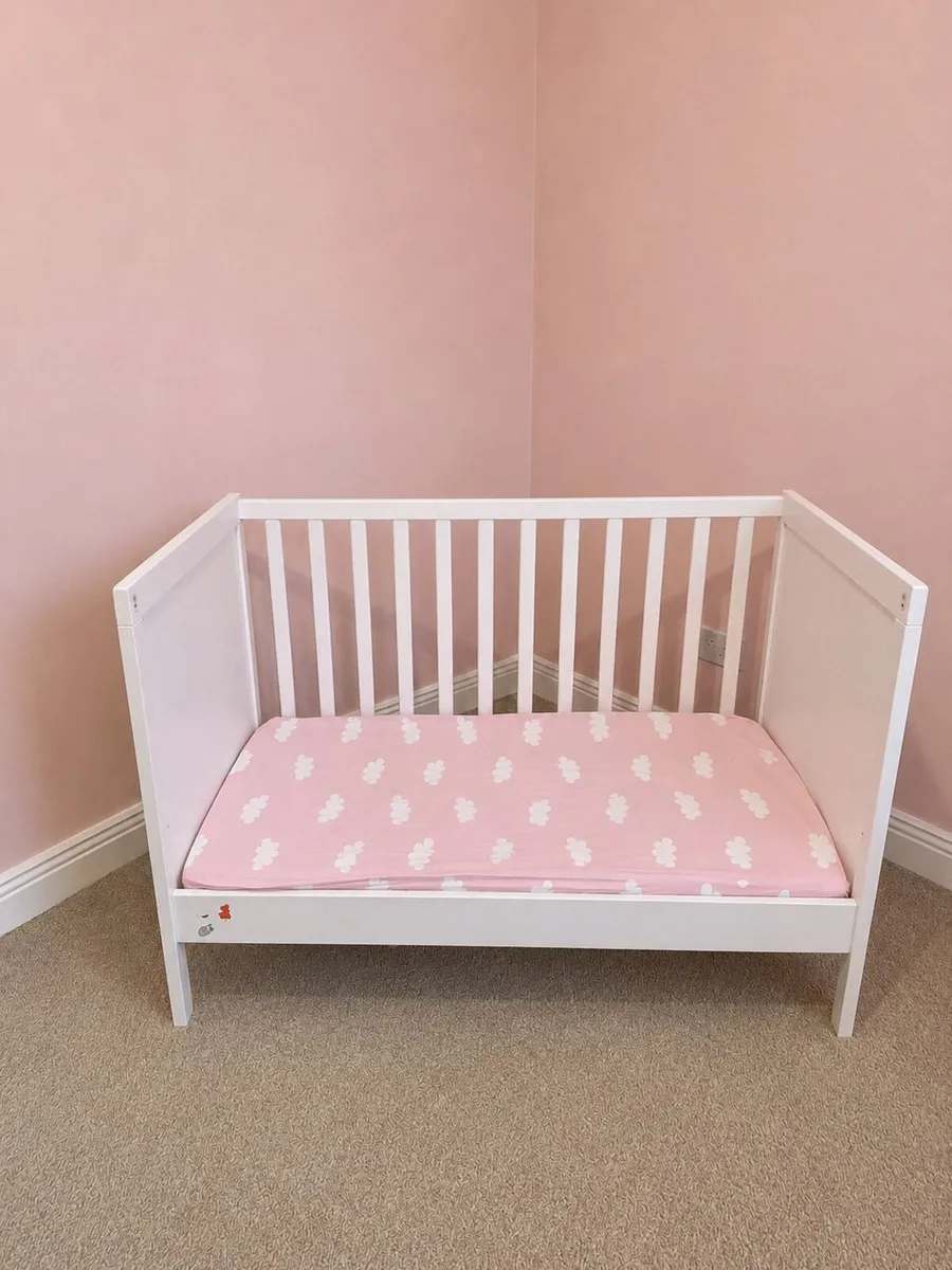 IKEA Sundvik Cot Bed with Mattress - Image 1