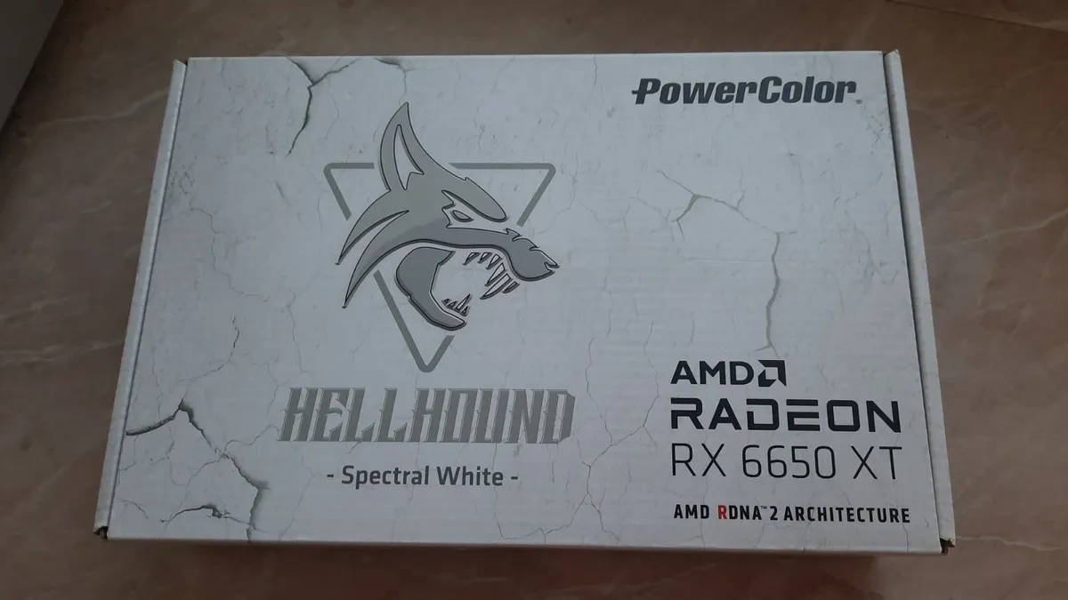 GPU RX6650XT Hellhound Spectral White - Image 2