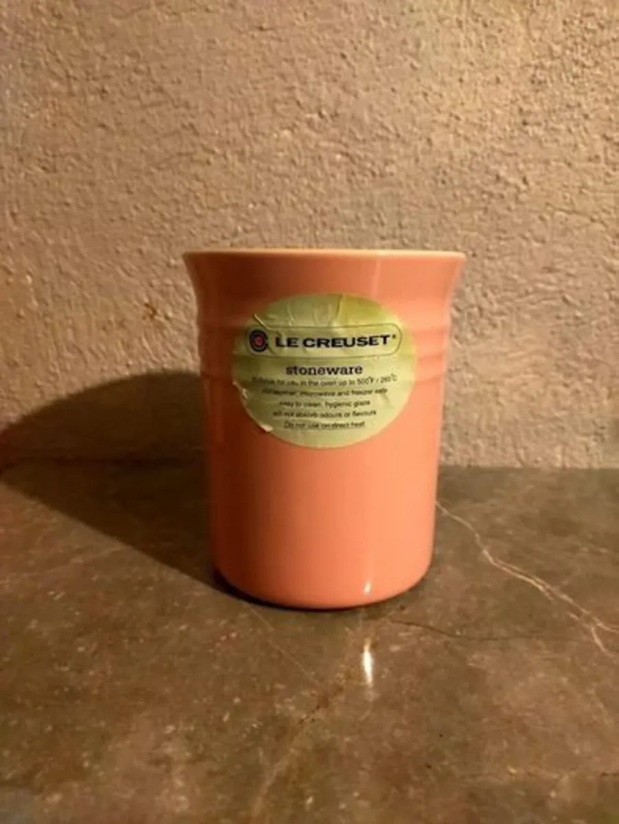 Individual Le Creuset Pink Utensil Holder - Image 2