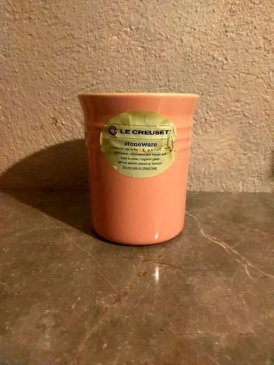 Individual Le Creuset Pink Utensil Holder - Image 3