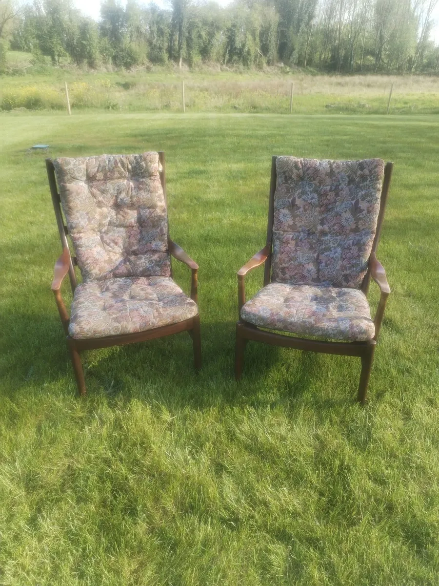 Parker knoll armchair x2 - Image 1