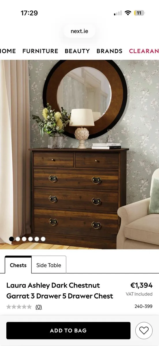 Laura Ashley Chestnut Chest - Image 1