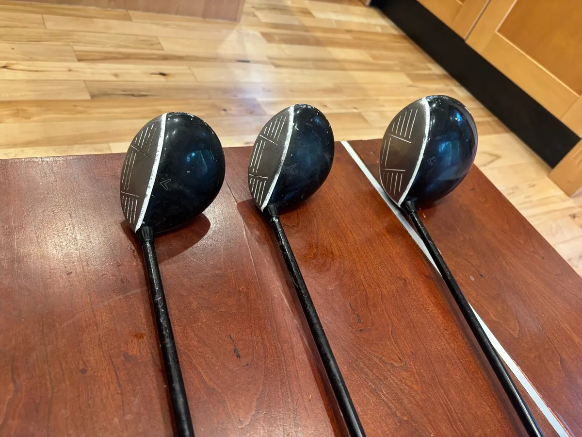 Golf clubs, Driver, 3 wood, 5 wood - Image 3