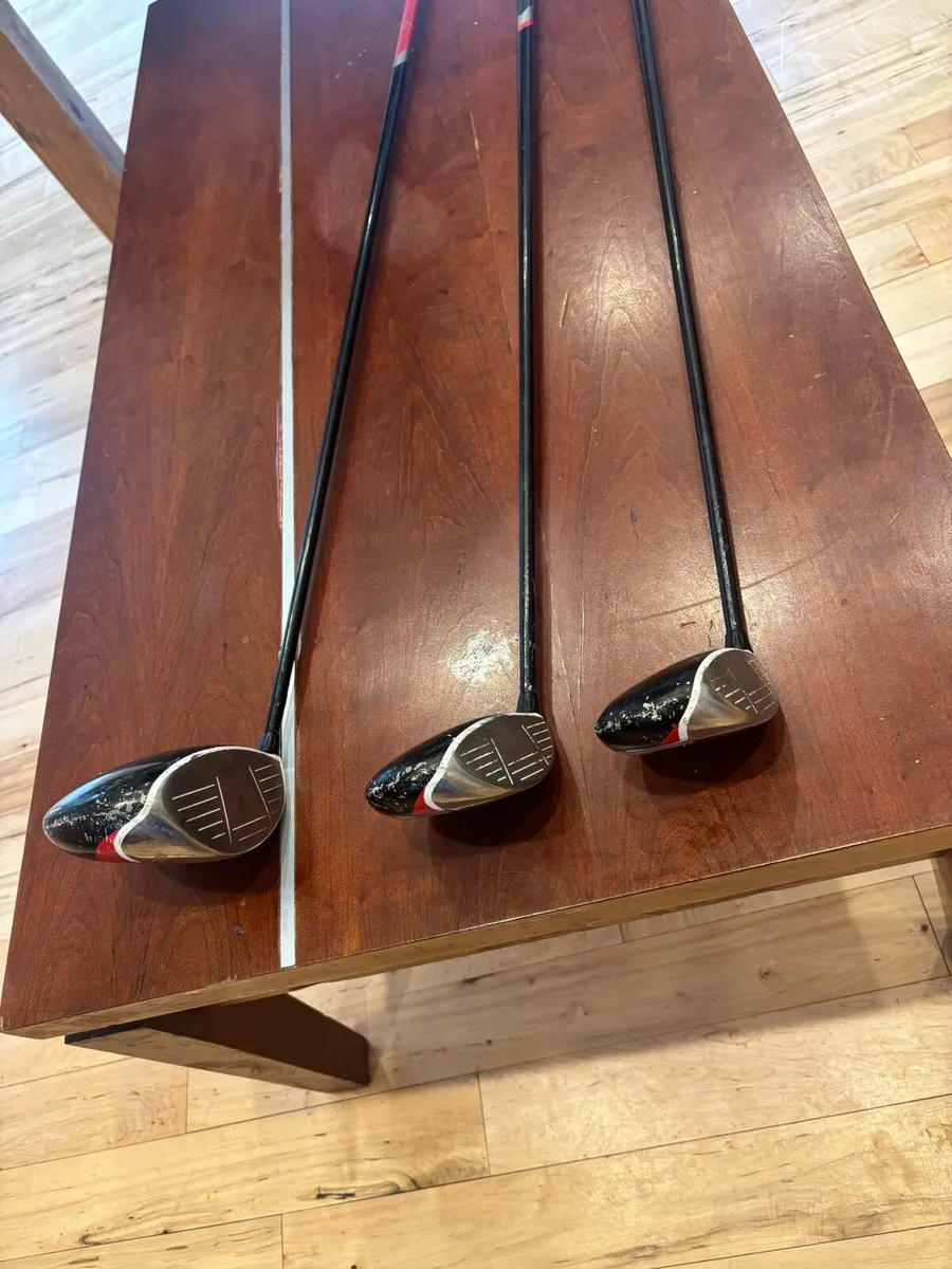 Golf clubs, Driver, 3 wood, 5 wood - Image 1