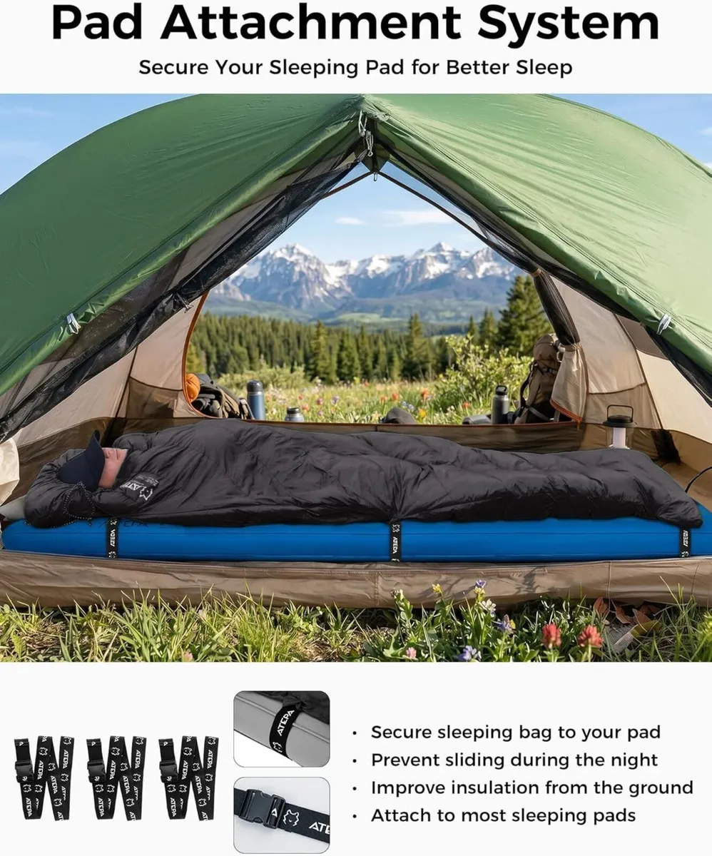 ATEPA Compact 1000 Ultra-light Mummy Sleeping Bag - Image 3