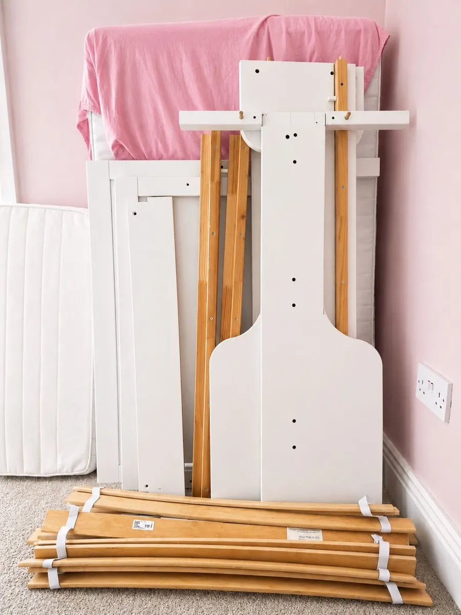 IKEA-Extendable Children's Bed with Mattress - Image 3