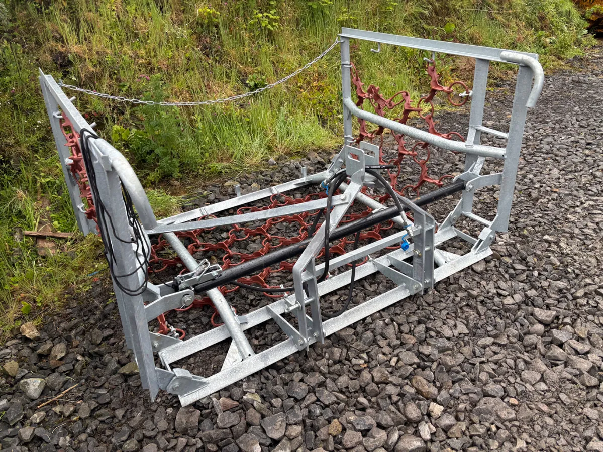 New 4m Galvanised Grass Harrows - Image 4