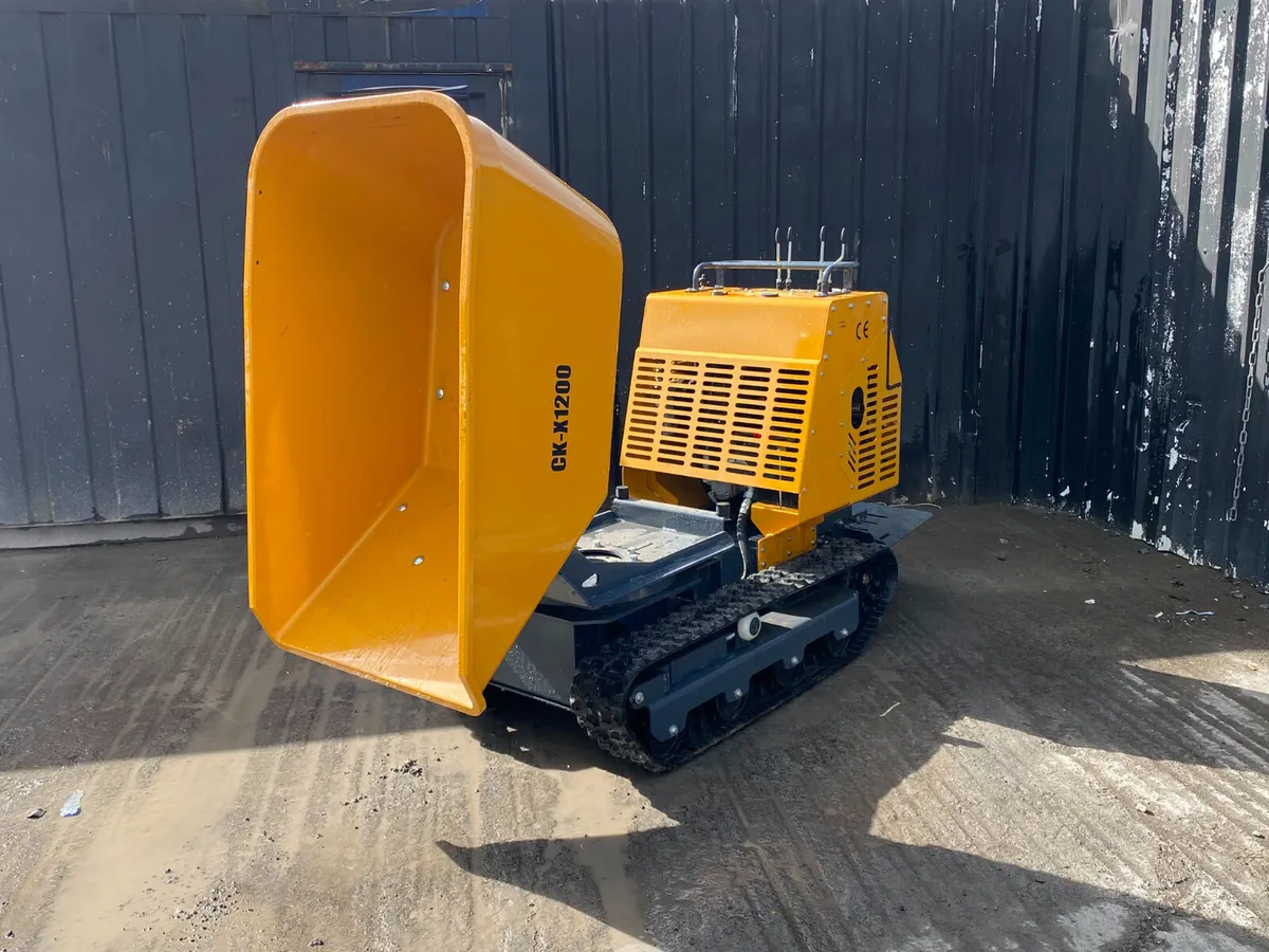 Captok Tracked Pedestrian Swivel Dumper - Image 4