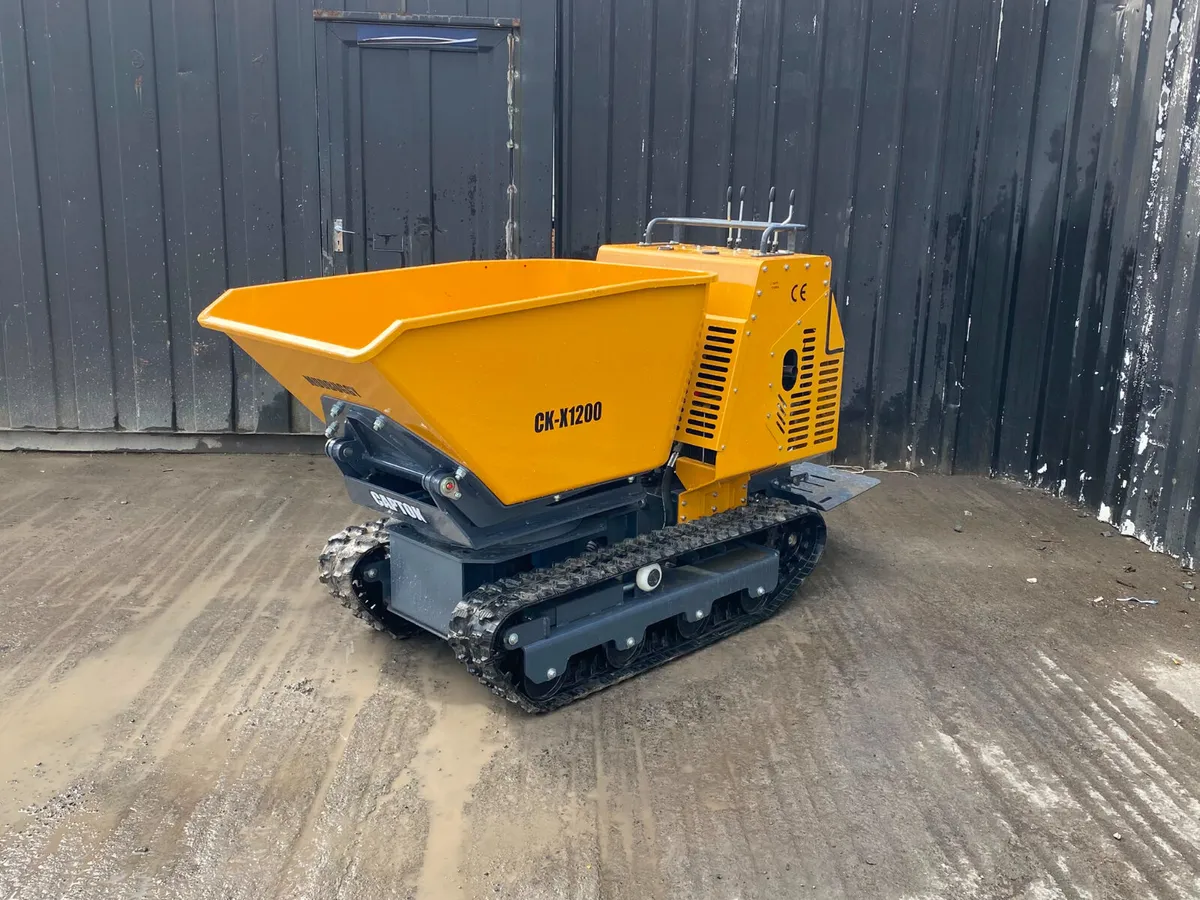 Captok Tracked Pedestrian Swivel Dumper - Image 1