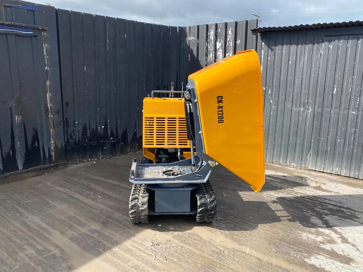 Captok Tracked Pedestrian Swivel Dumper - Image 3