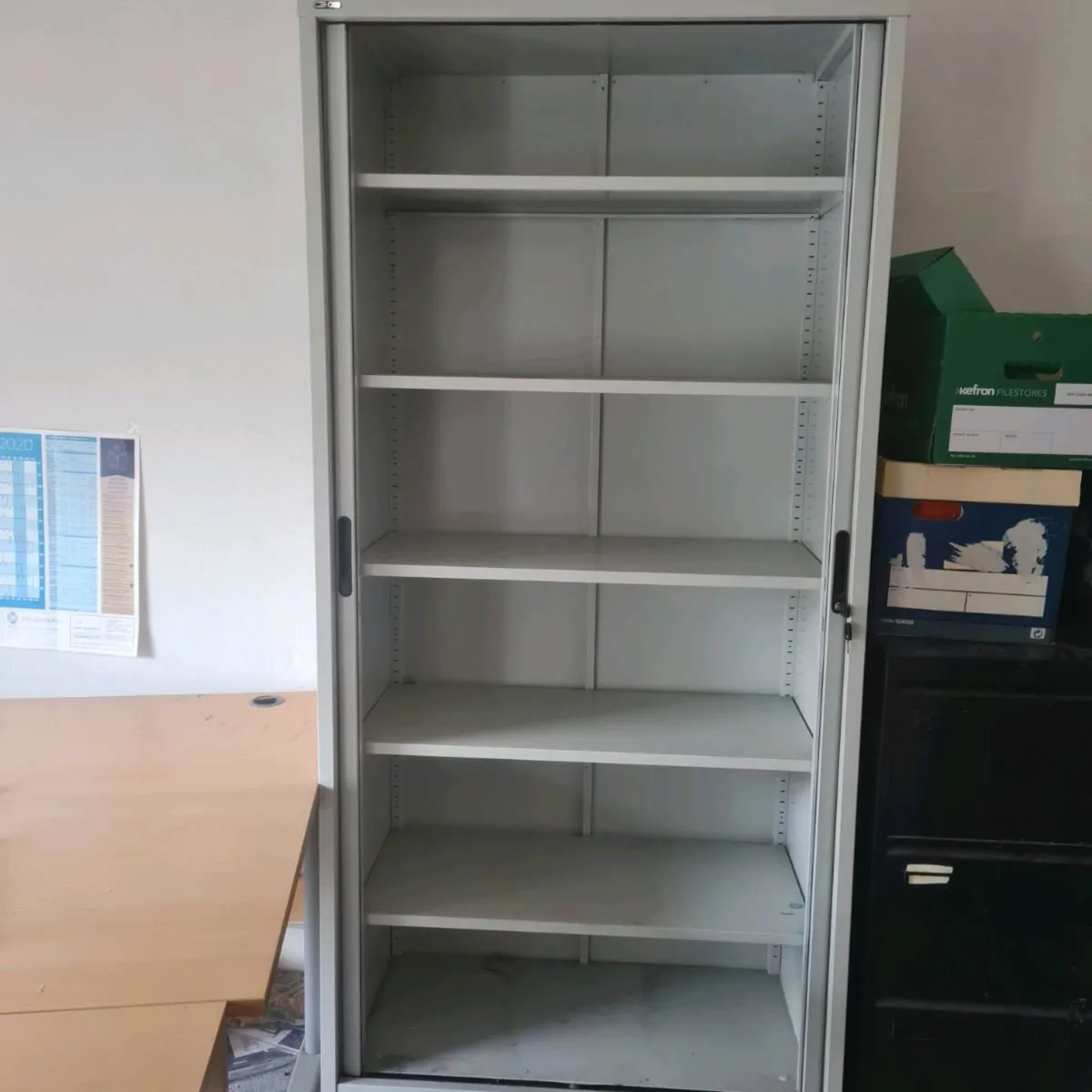 2200 mm metal tambour storage cabinets - Image 2
