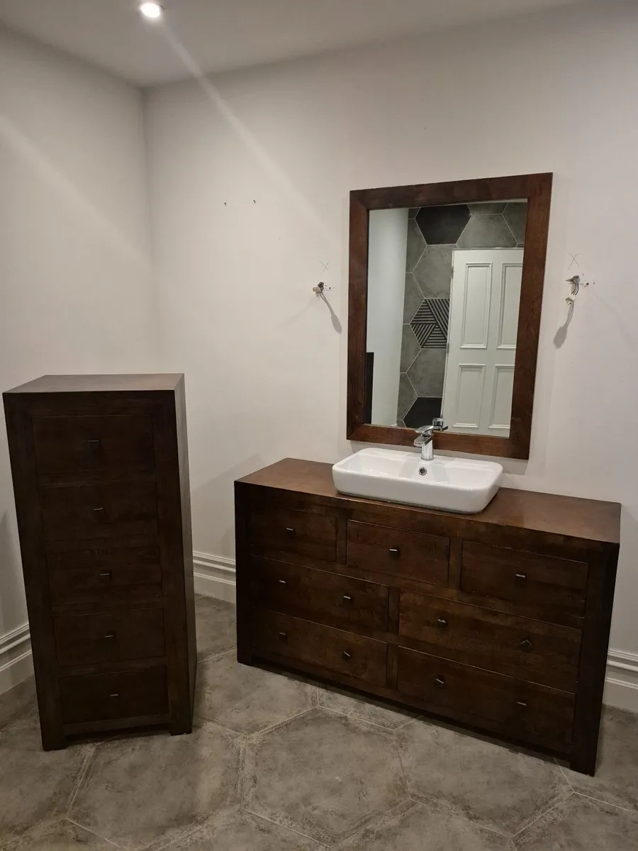 Bathroom Vanity including Sink & Tap, Tallboy and - Image 1