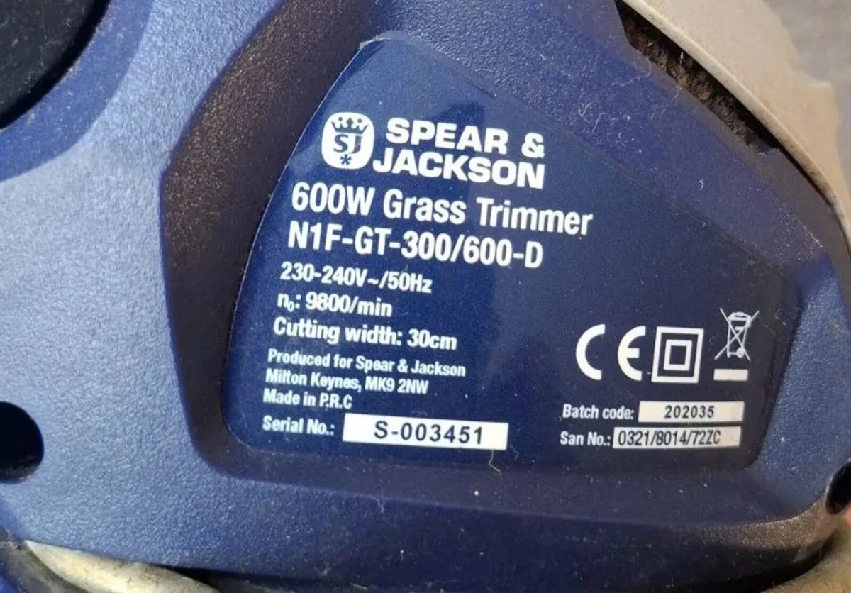 Spear & Jackson 600W Grass Strimmer - Image 3