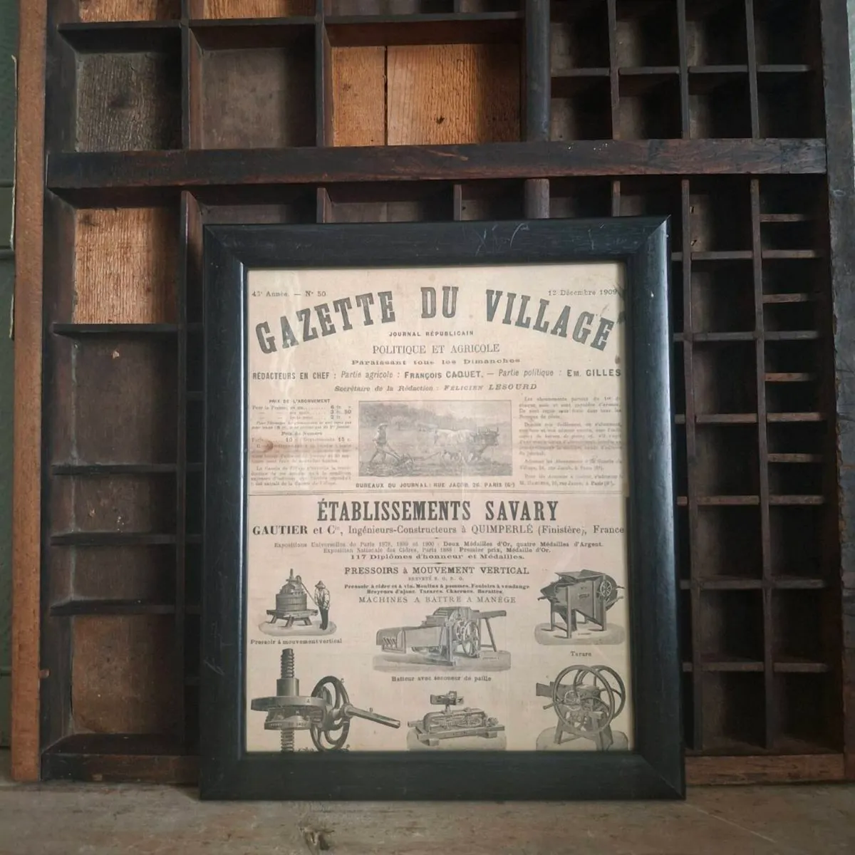 Original 1909 French Advertising - Image 1