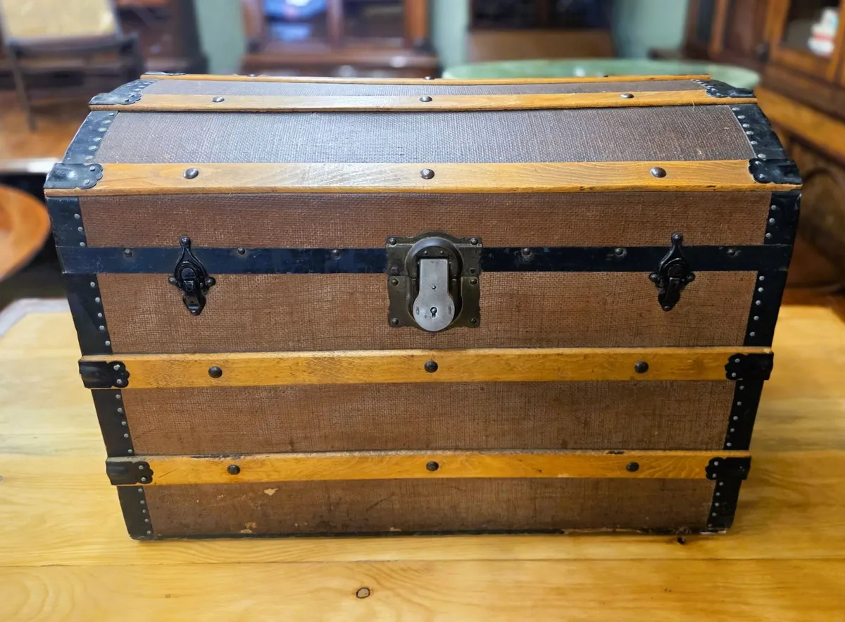 Late Victorian Steamer Trunk- Circa 1895 - Image 1