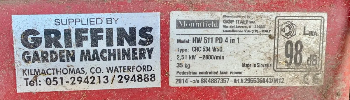 Petrol Mower - Mountfield HW 511 PD - Image 2