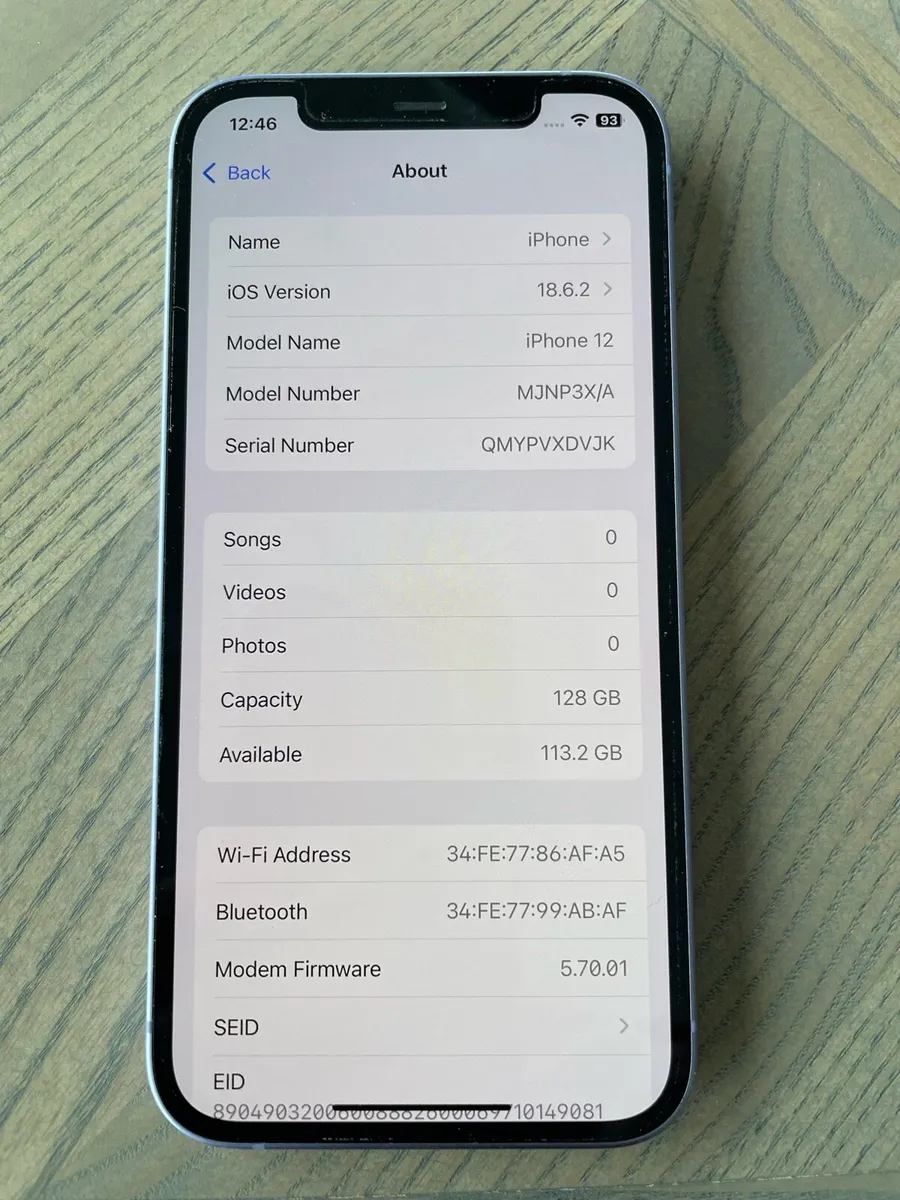 iPhone 12 128gb Purple - Image 3