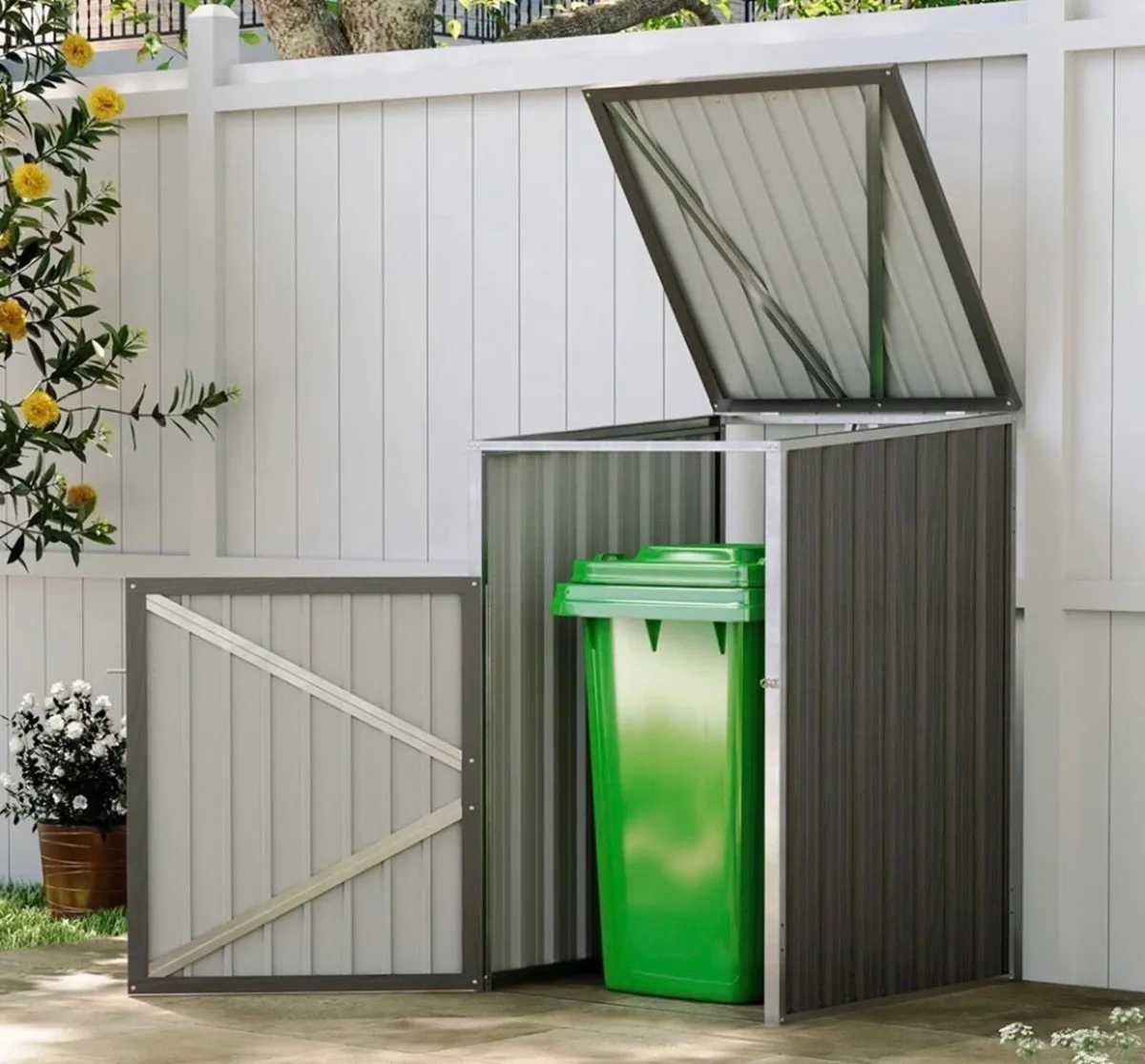 NEW Metal Shelter Cover for 1 2 3 or4 Wheelie Bins - Image 2