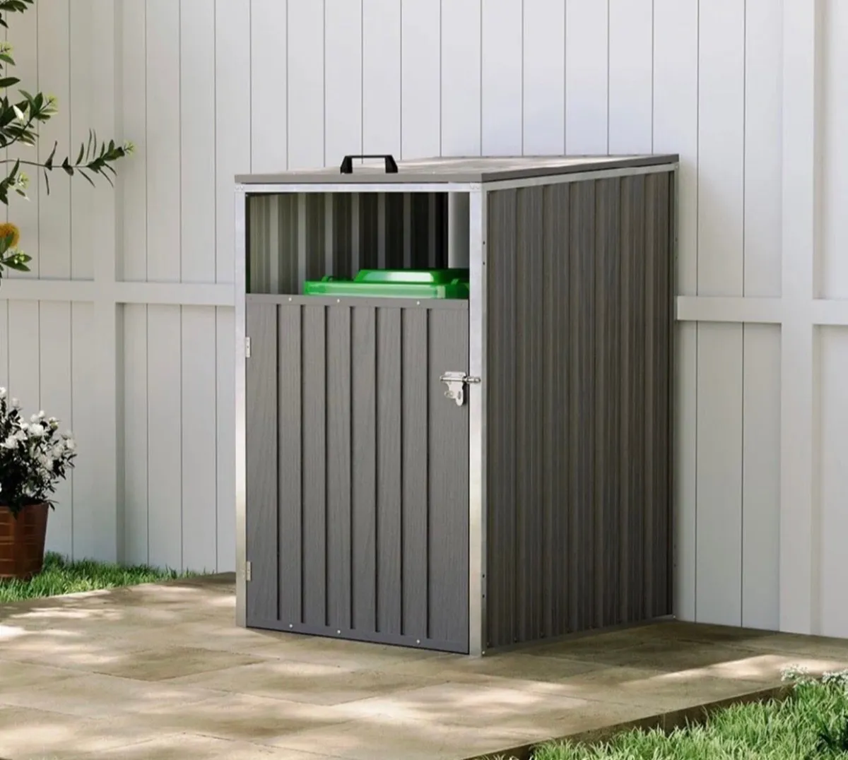 NEW Metal Shelter Cover for 1 2 3 or4 Wheelie Bins - Image 1