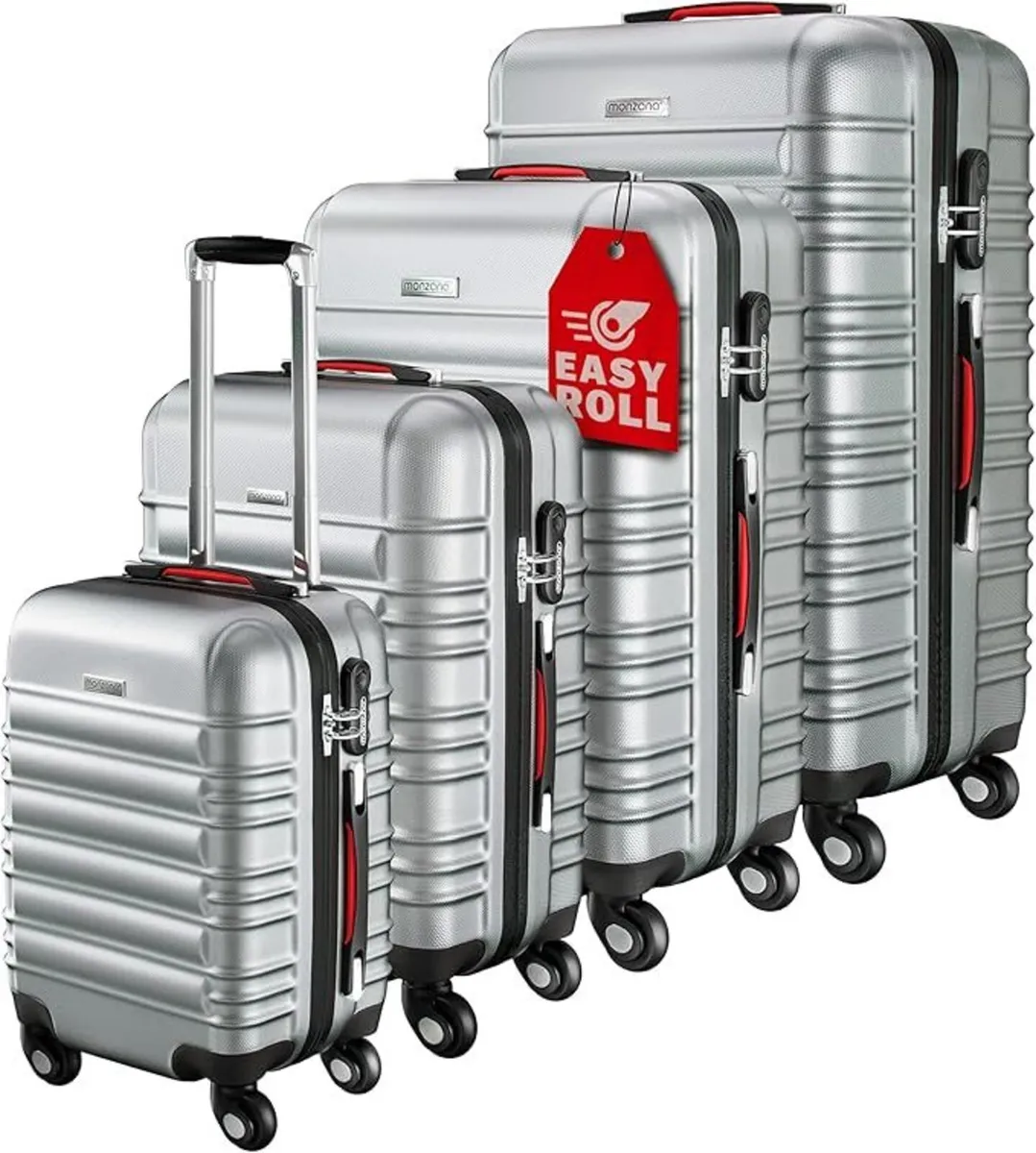 4 Piece Hard Shell Suitcase Set - Image 3