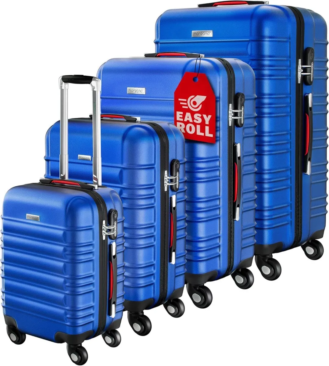 4 Piece Hard Shell Suitcase Set - Image 1