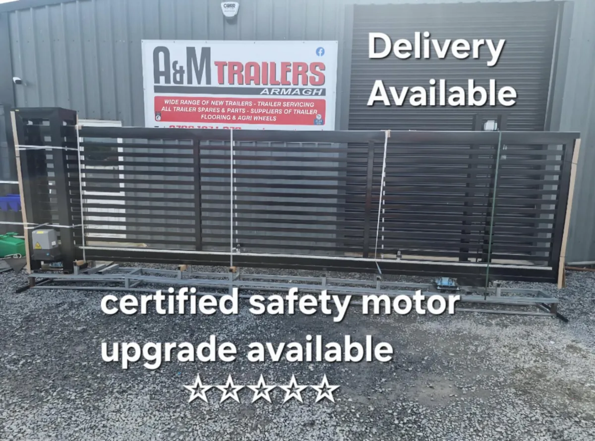 Electric remote cantilever gates - Image 1