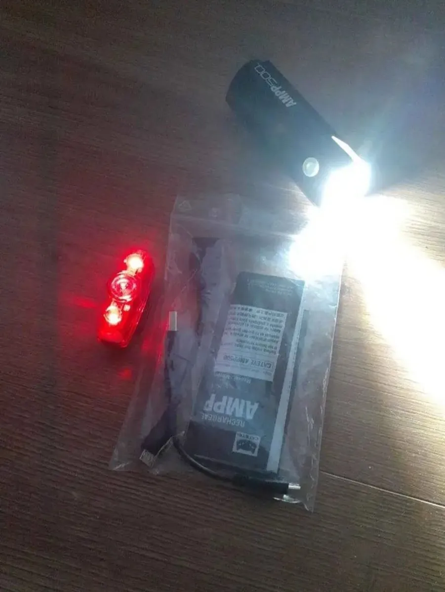 Bike lights (front & rear) AMPP 500