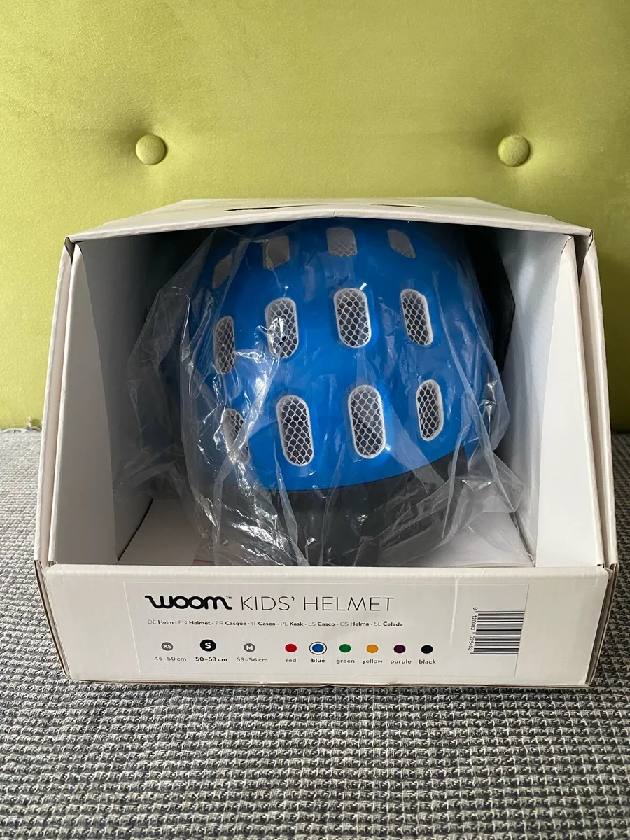 Woom kids bike helmet size S (50-53cm ) sky blue - Image 1